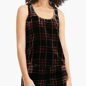 NWT J. Crew velvet tank top